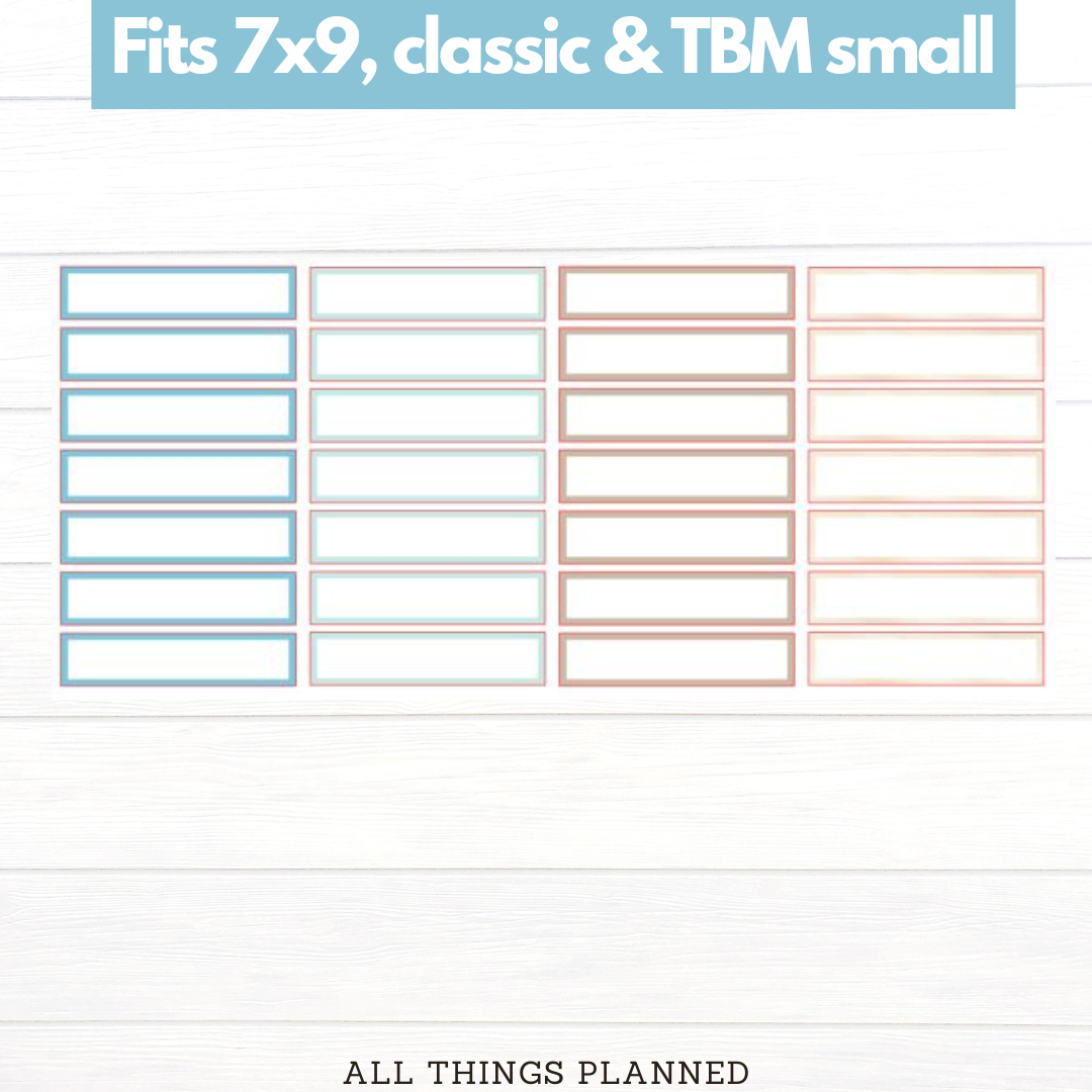 7x9 | Classic | TBM SMALL | July (Beach Books) Event Boxes