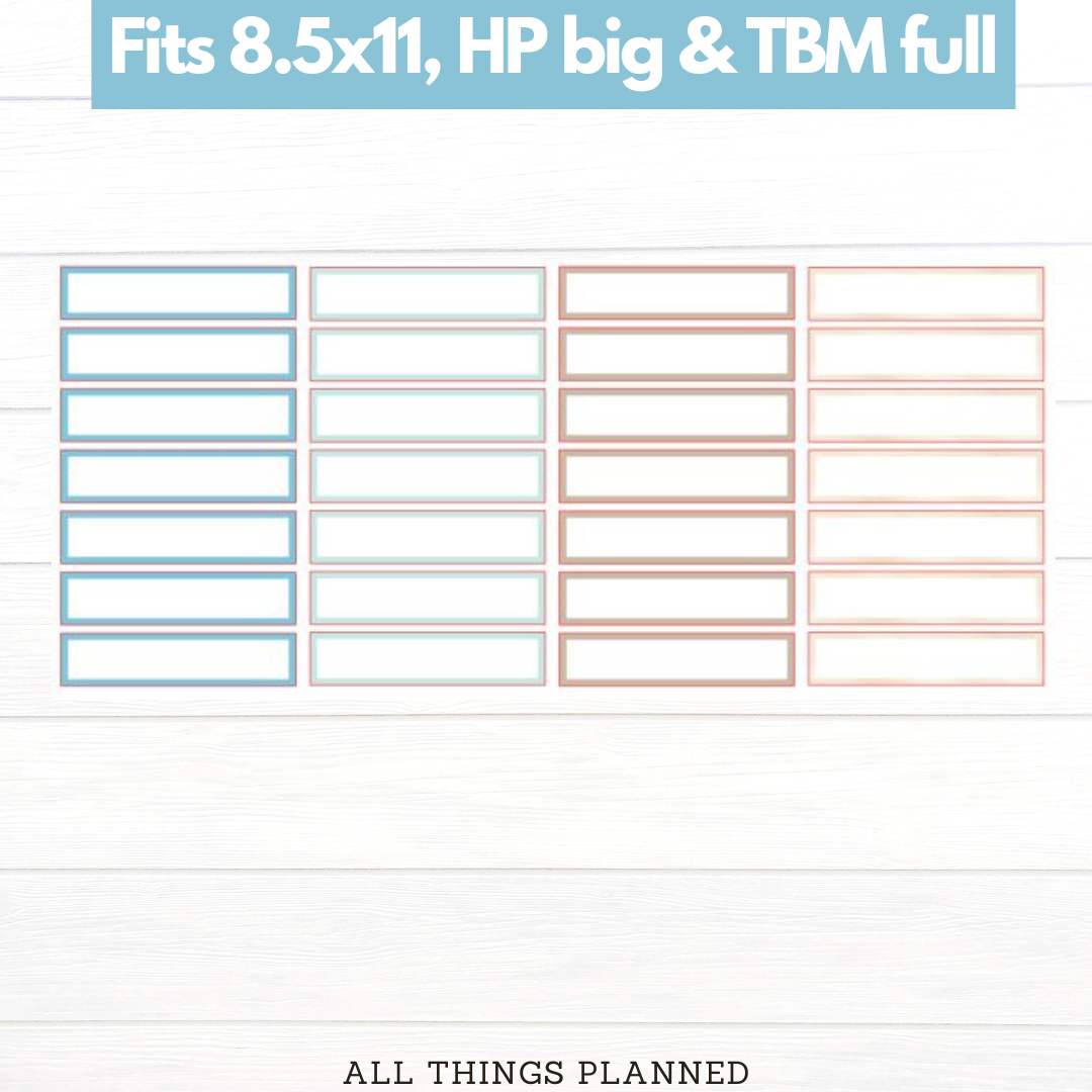 8.5x11 | Big | TBM FULL | July (Beach Books) Event Boxes