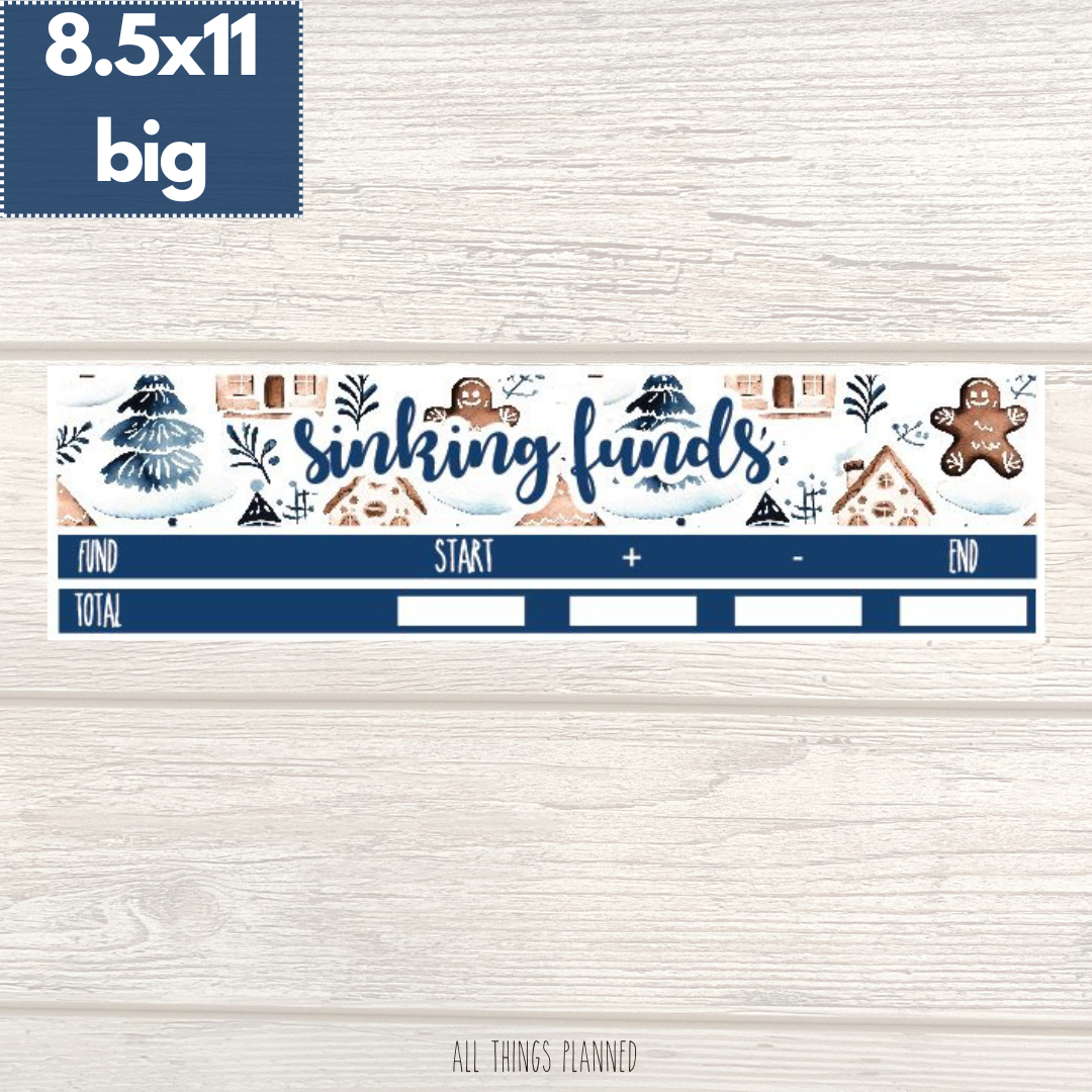 8.5x11 | Big | Jan. (Wonderland) Sinking Funds Tracker