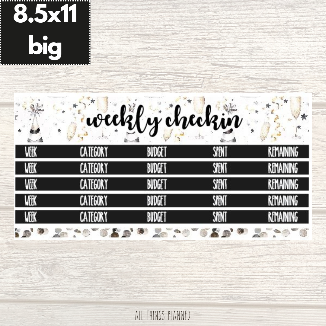 8.5x11 | Big | Jan. (New Year) Weekly Check-In