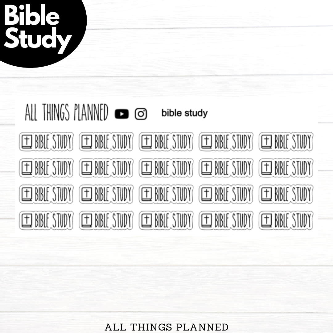 Bible Study Stickers