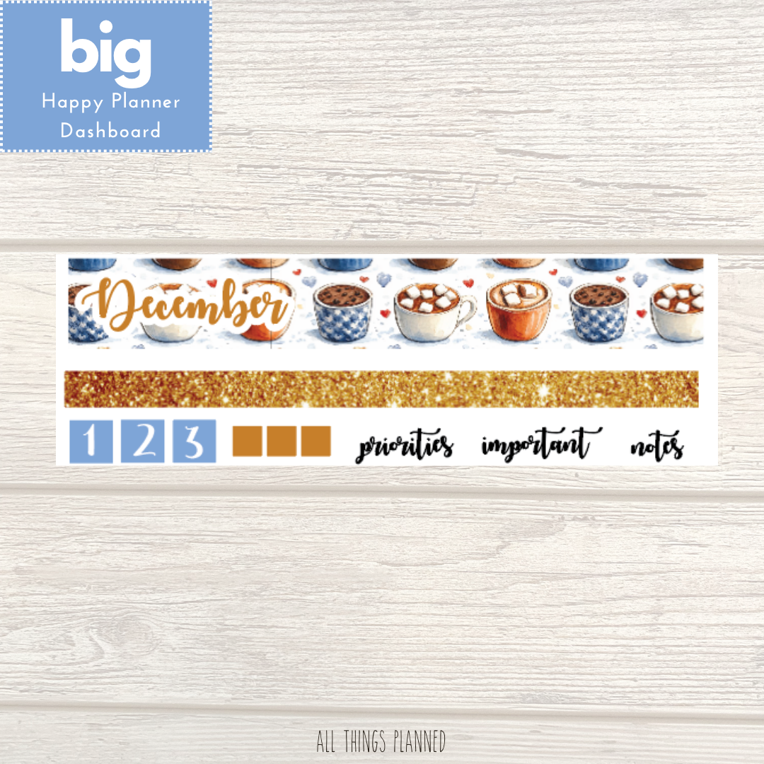 Big HP Dec. (Cozy Cups) Dashboard
