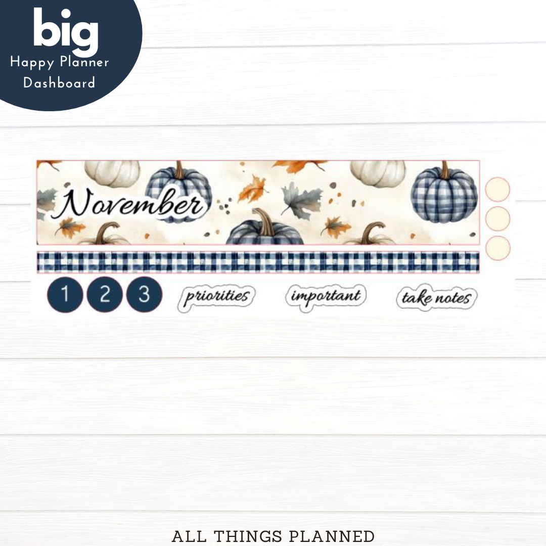 Big HP Nov (Fall Cottage) Dashboard