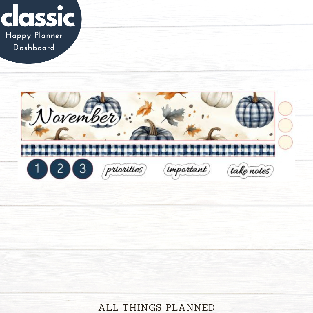 Classic Nov (Fall Cottage) Dashboard