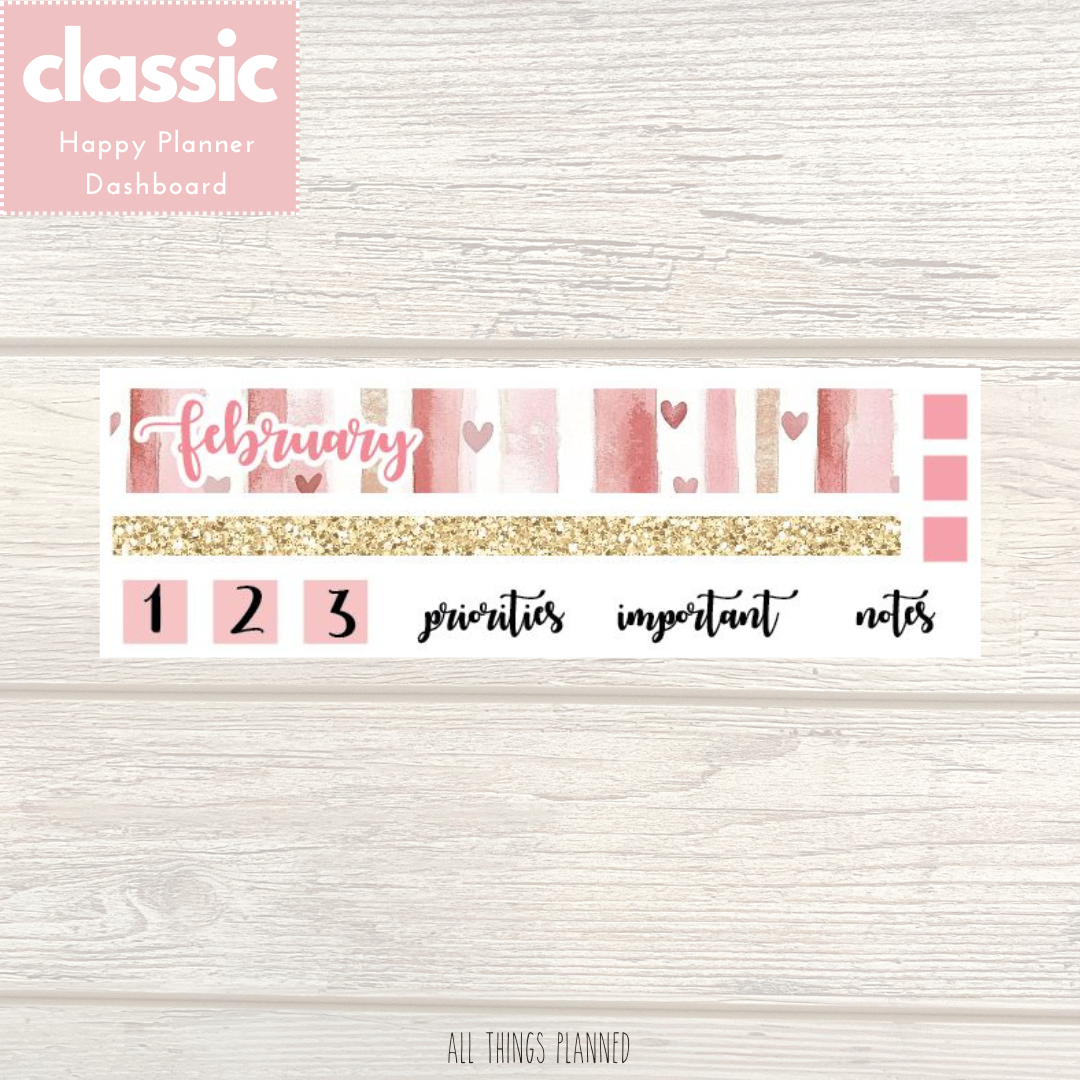 Classic Feb. (Love Bliss) Dashboard