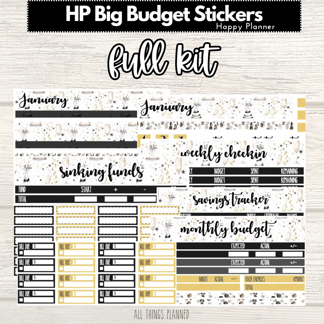 HP Big Jan. (New Year) FULL Budget Kit BUNDLE