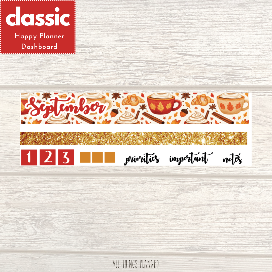 Classic Sept. (Fall Latte) Dashboard