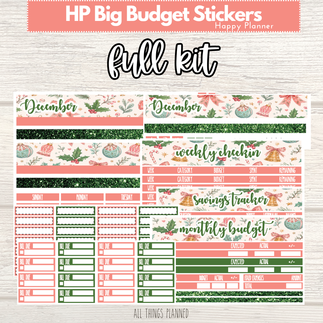 HP Big Dec. (Christmas) FULL Budget Kit BUNDLE