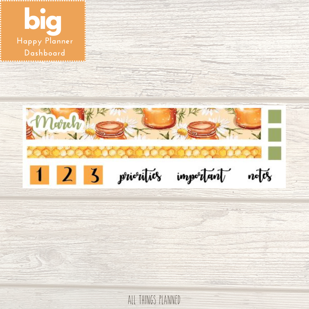 Big HP Mar. (Honey Jar) Dashboard