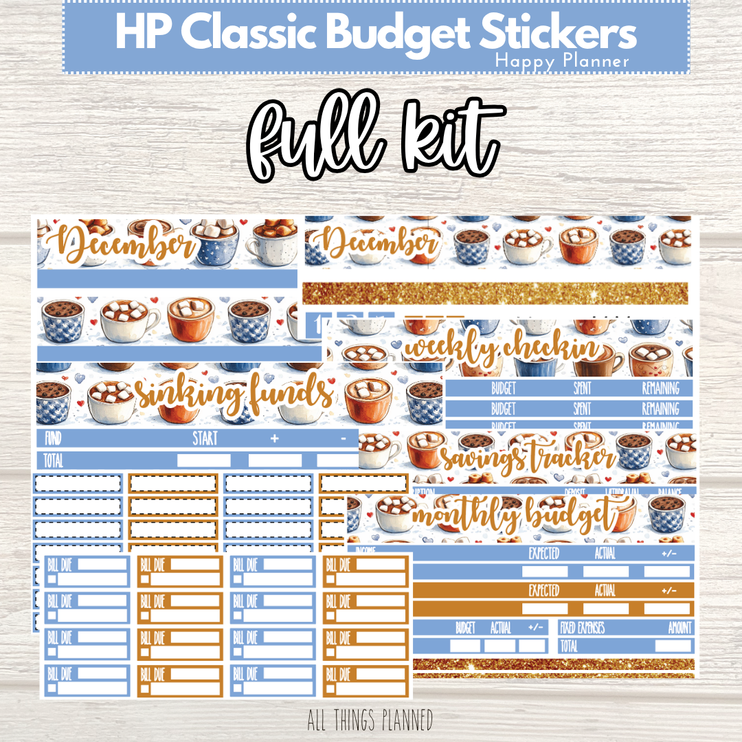 Classic Dec. (Cozy Cups) FULL Budget Kit BUNDLE