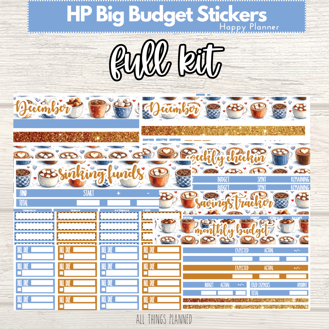 HP Big Dec. (Cozy Cups) FULL Budget Kit BUNDLE