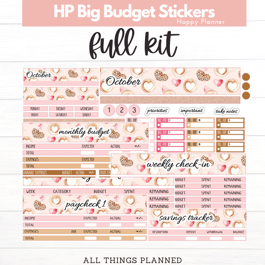 HP Big Oct (Pink Caffeine) Budget Kit BUNDLE
