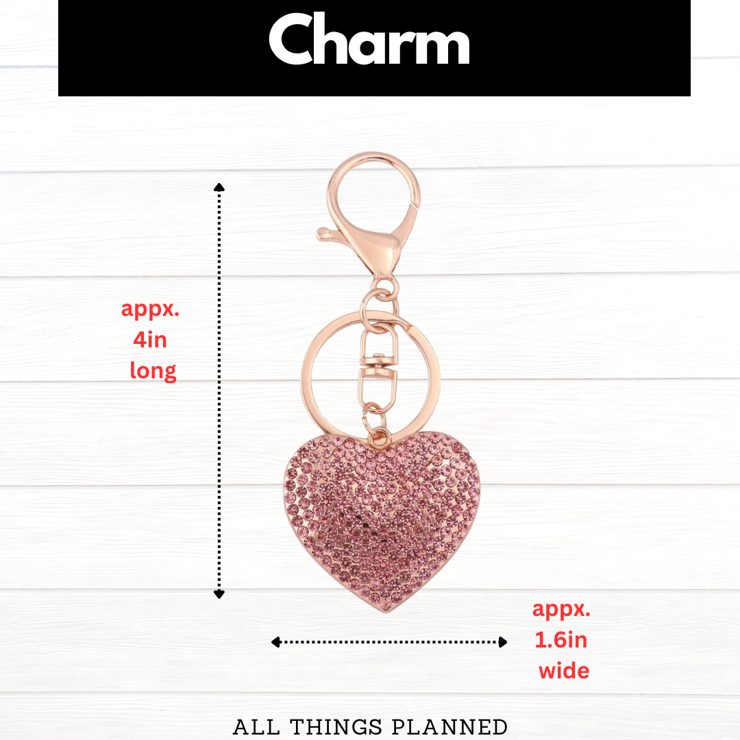 Pink Heart Charm