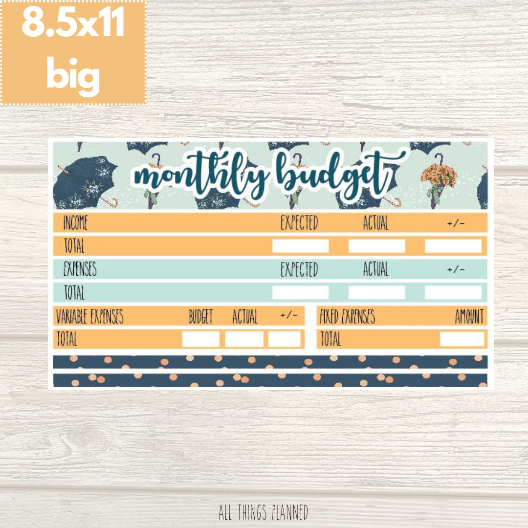 8.5x11 | Big | May (Golden Rain) Budget Kit