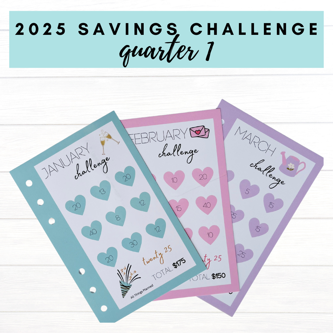 2025 FULL YEAR Savings Challenges