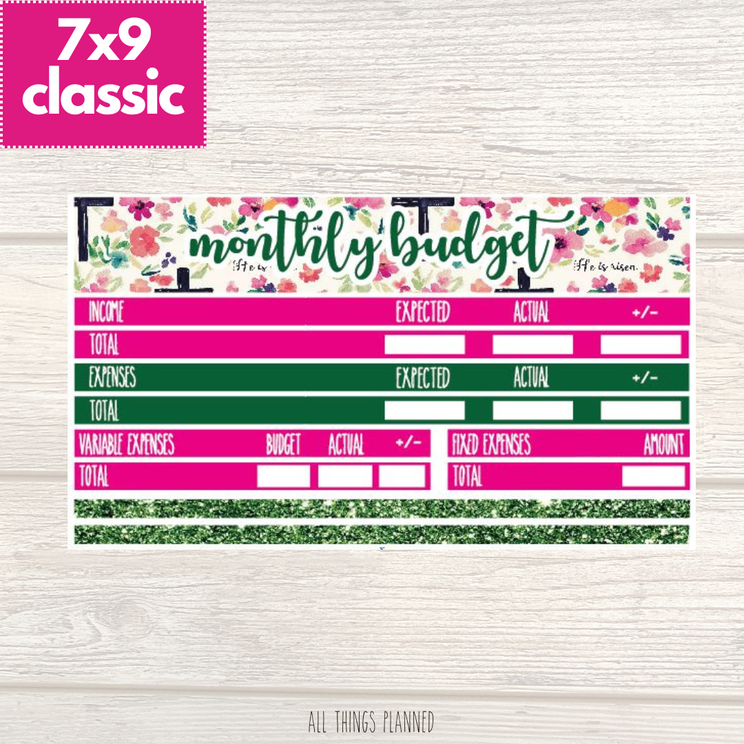 7x9 | Classic | April (Risen) Budget Kit