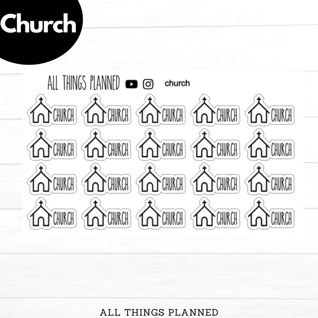Church Stickers