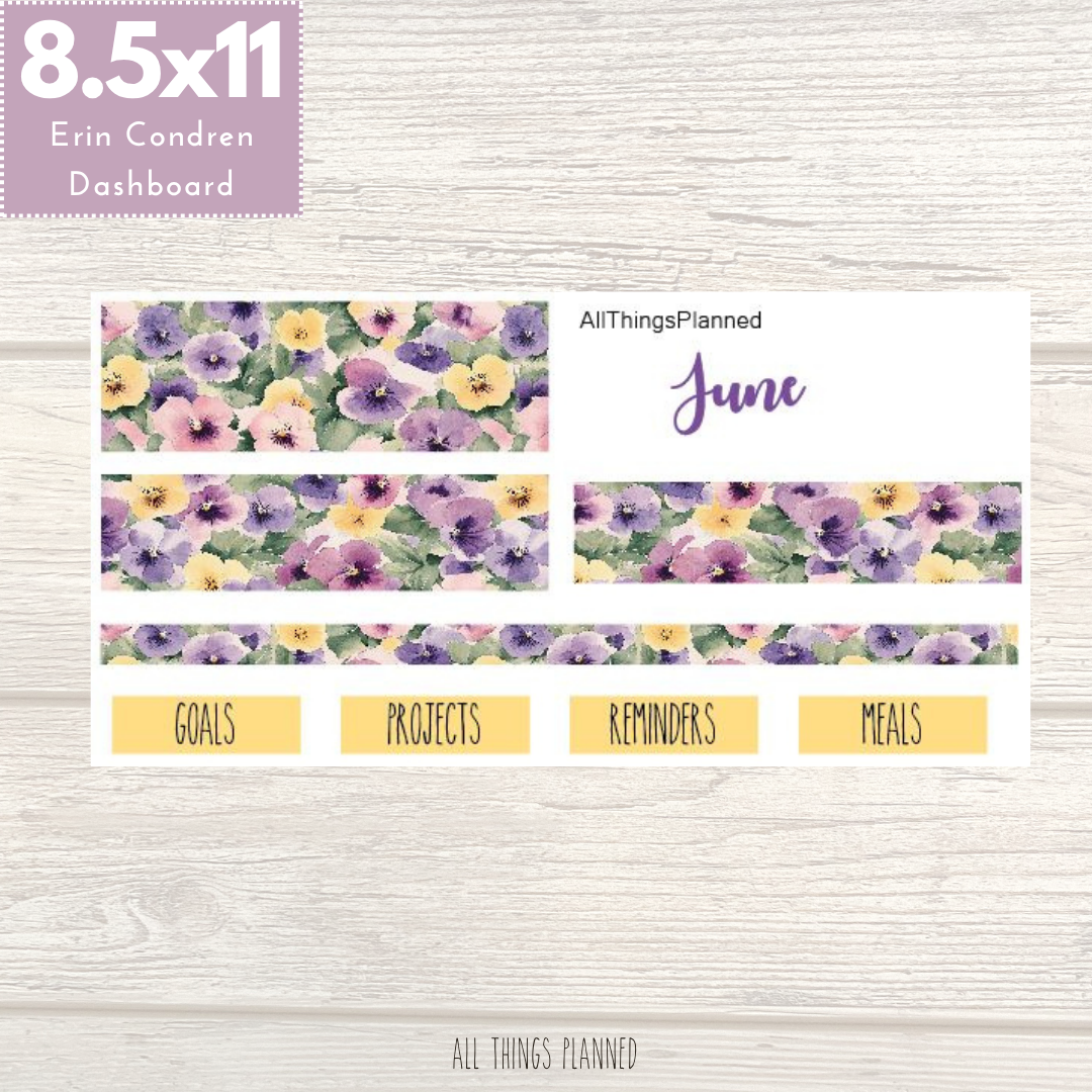 8.5x11 June (Summer Florals) 2026 NEW Dashboard