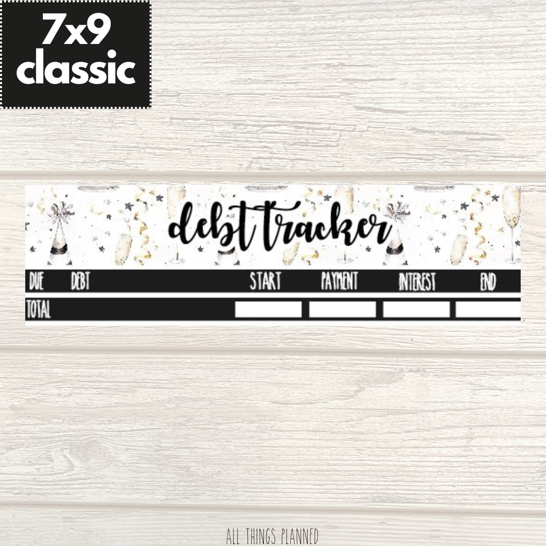 7x9 | Classic | Jan. (New Year) Debt Tracker