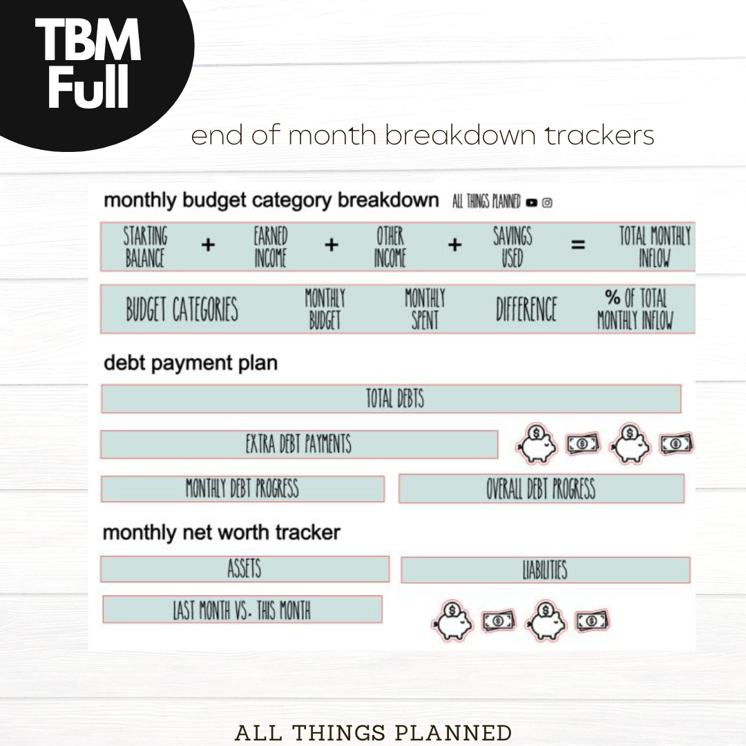 Full Oct (Pumpkins Bows) Budget Reconcile