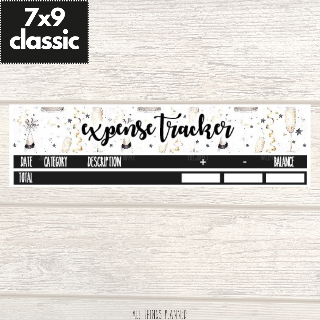7x9 | Classic | Jan. (New Year) Expense Tracker