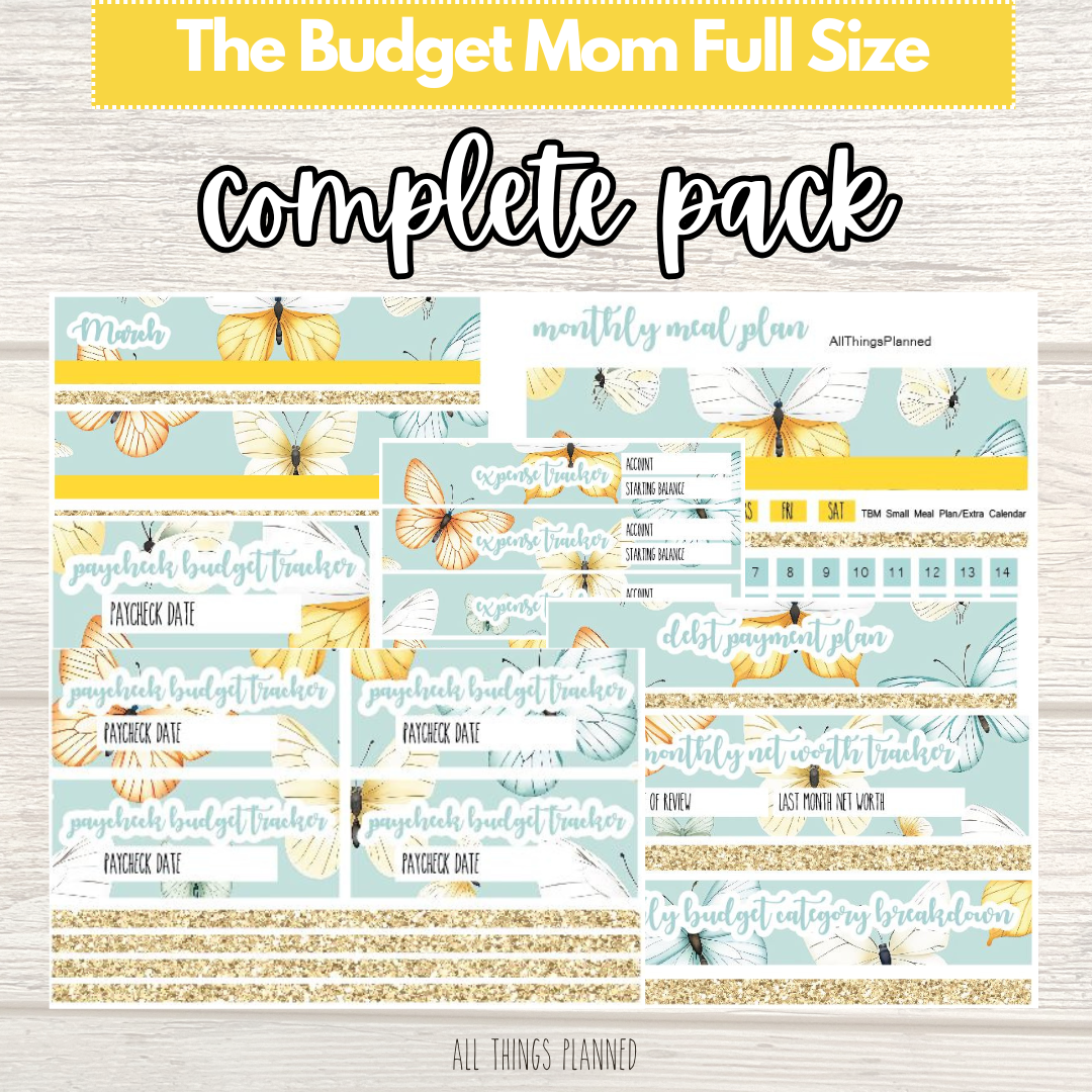 Full Mar. (Butterflies) COMPLETE Pack