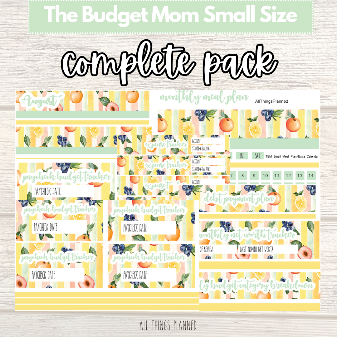 Small Aug. (Tutti Fruiti) COMPLETE Pack