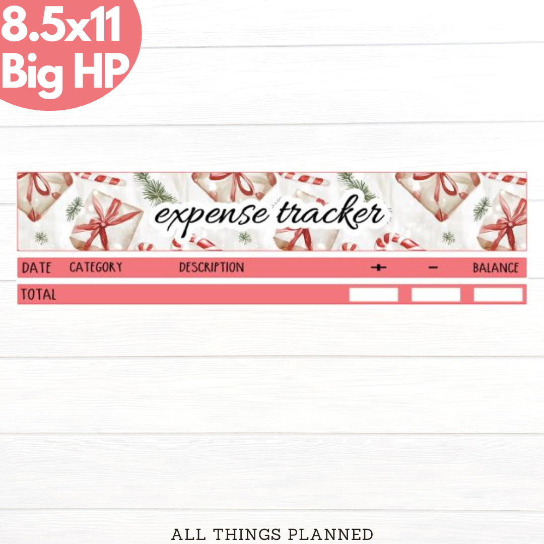 8.5x11 | Big | Dec (Christmas Presents) Expense Tracker