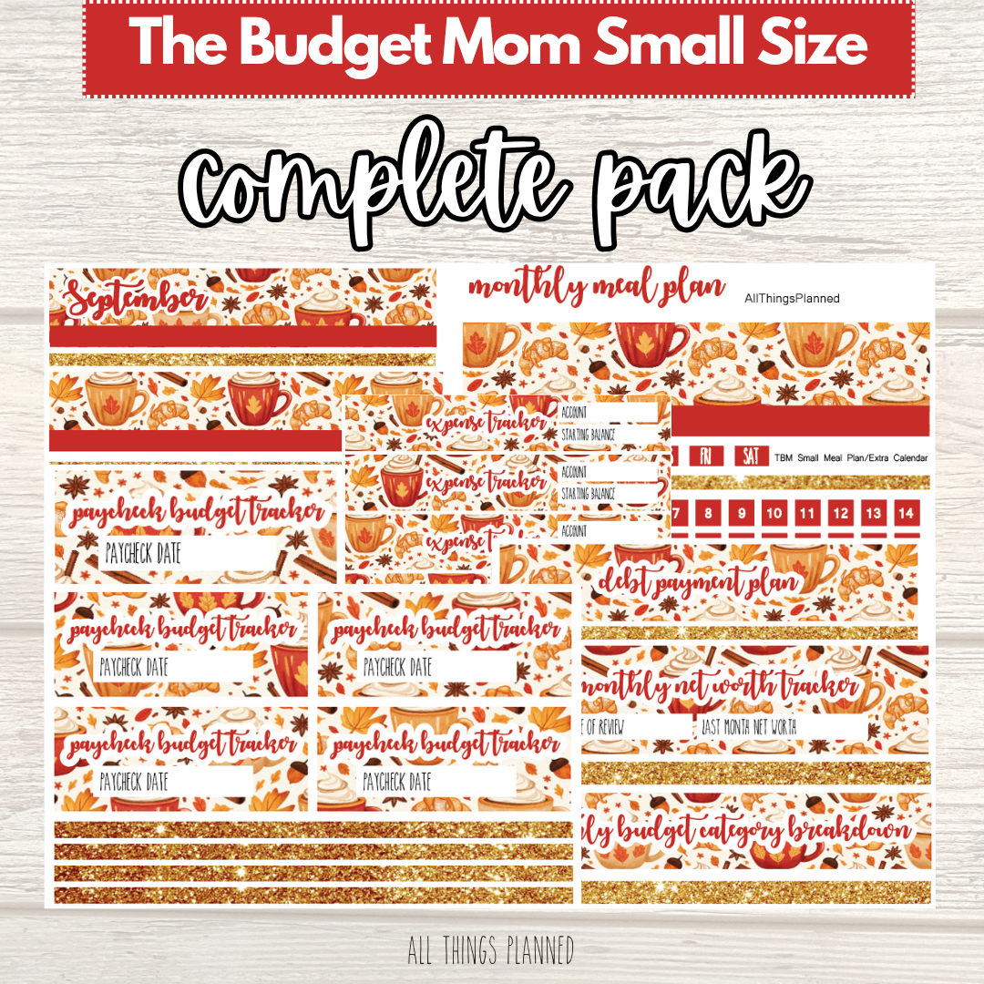 Small Sept. (Fall Latte) COMPLETE Pack