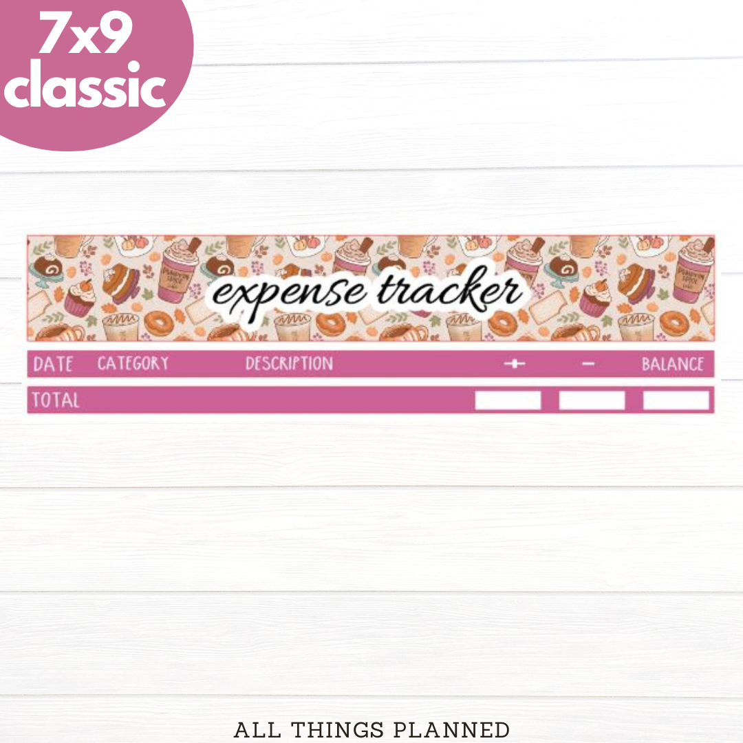 7x9 | Classic | Nov (Thanksgiving) Expense Tracker