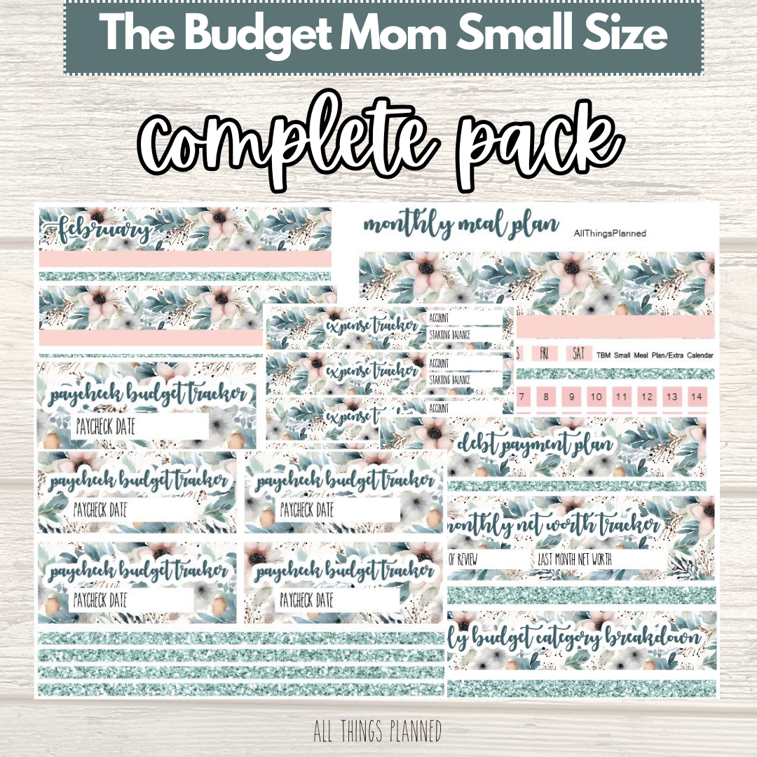 Small Feb. (Winter Florals) COMPLETE Pack