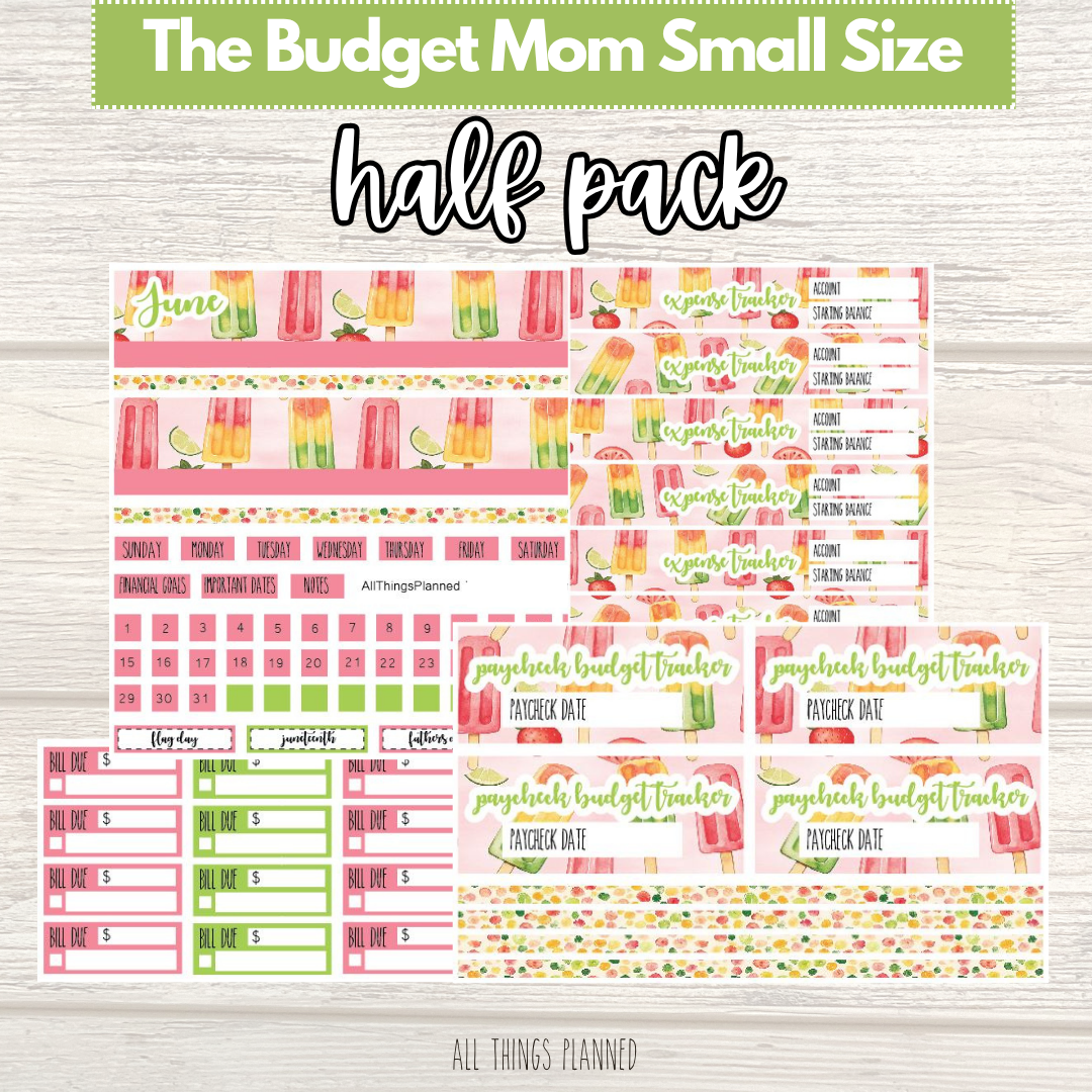 Small June (Popsicles) HALF Pack