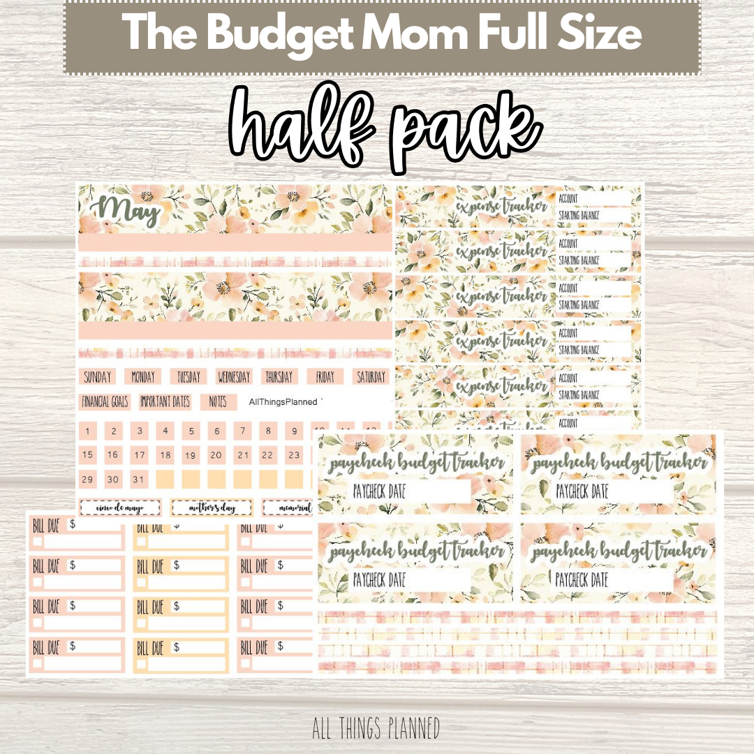 Full May (Spring Florals) HALF Pack