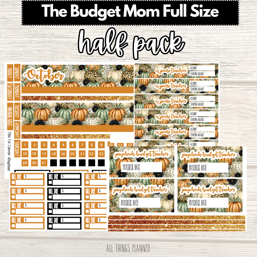 Full Oct. (Pumpkins) HALF Pack
