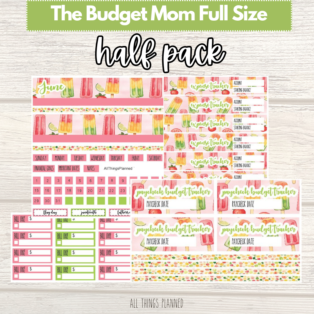 Full June (Popsicles) HALF Pack