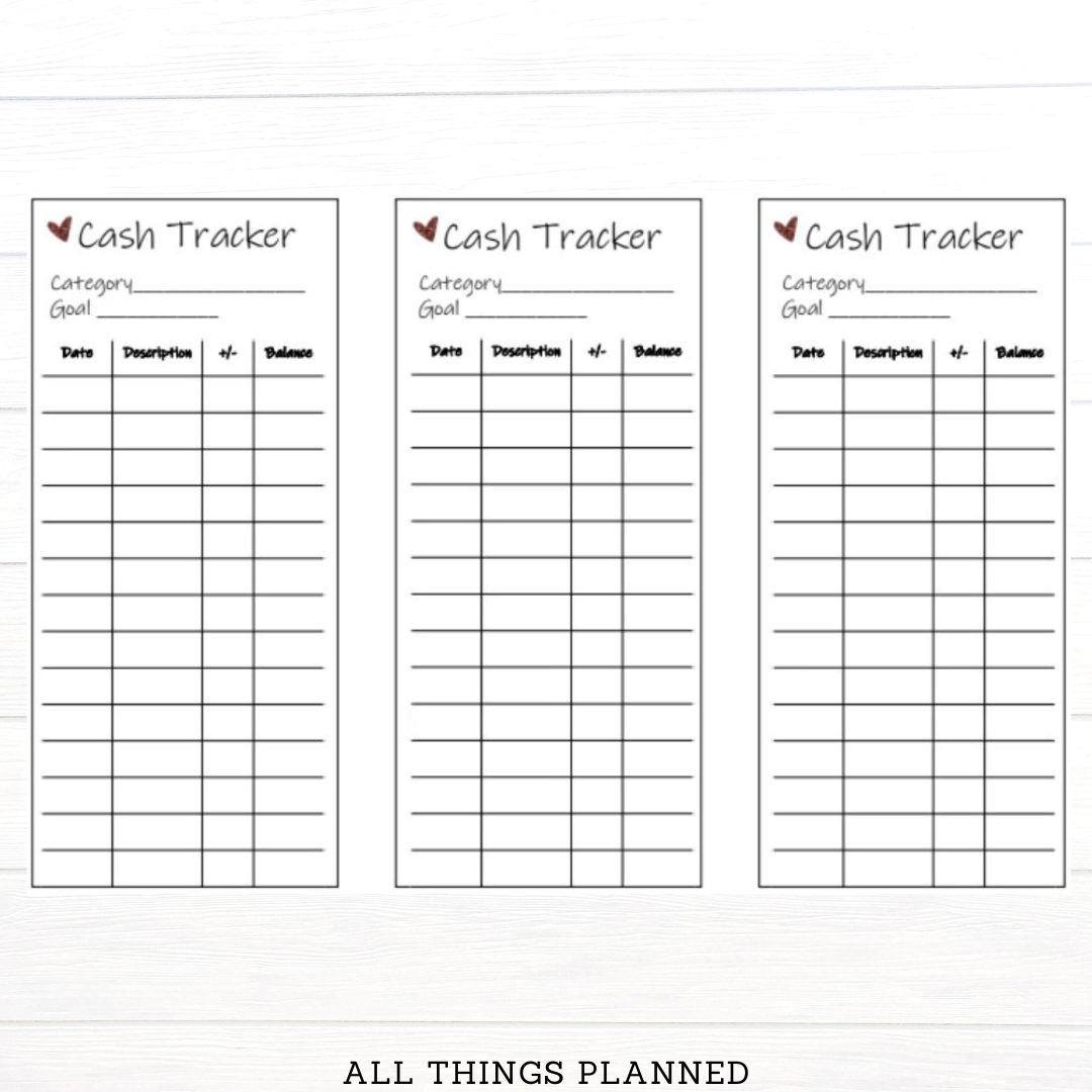 Cash Envelopes Tracker Download