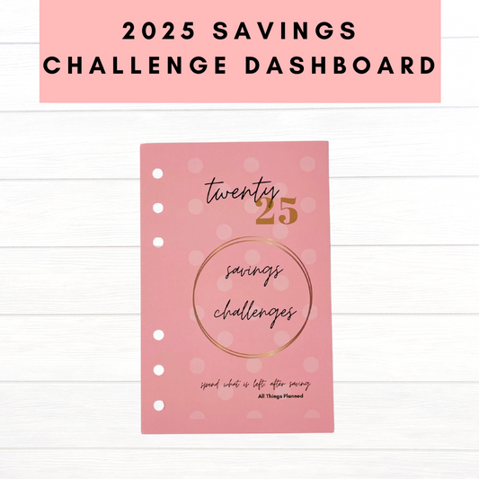 2025 Savings Challenge Dashboard