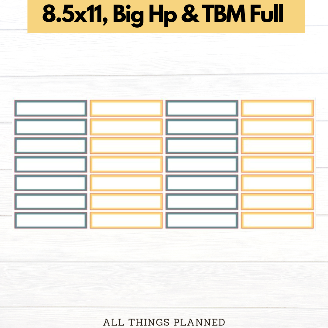 8.5x11 | Big | TBM FULL | Mar. (Bumblebees) Event Boxes