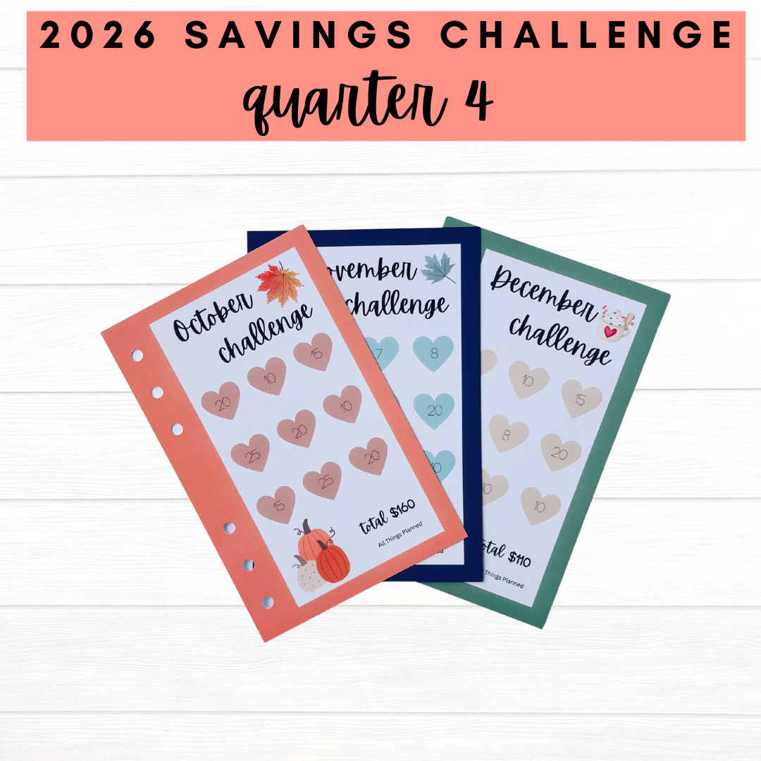 2026 FULL YEAR Savings Challenges
