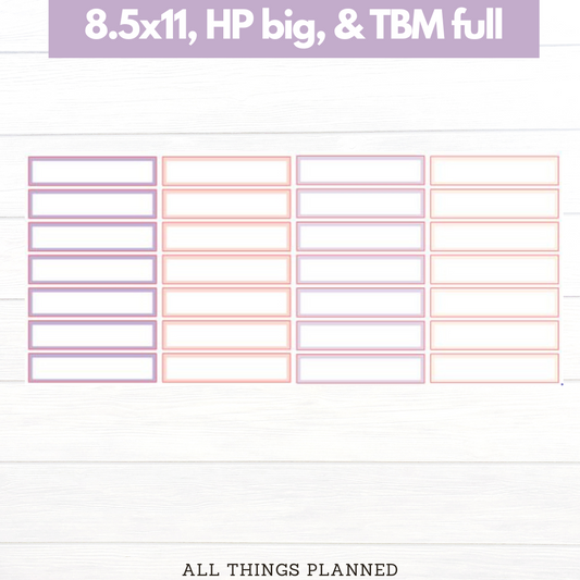 8.5x11 | Big | TBM FULL | Apr. (Spring Florals) Event Boxes