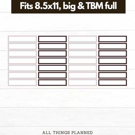 8.5x11 | Big | TBM FULL | Oct (Pumpkins Bows) Event Boxes
