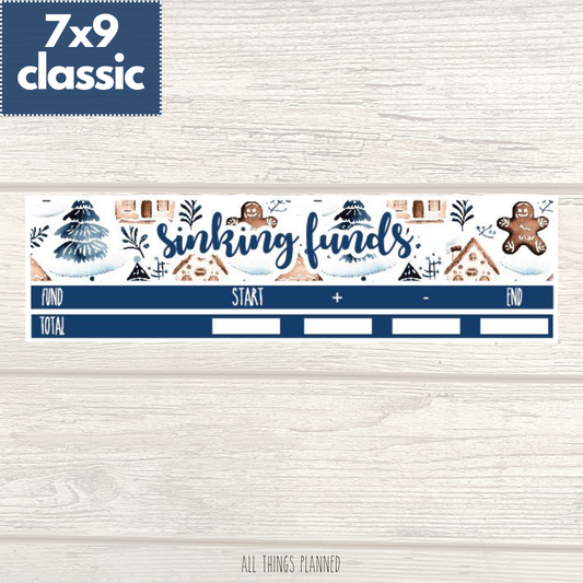7x9 | Classic | Jan. (Wonderland) Sinking Funds Tracker