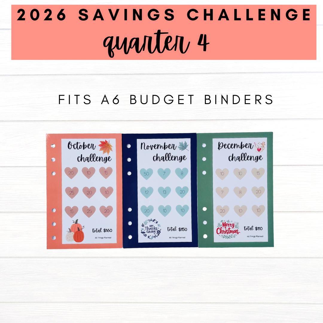 2026 FULL YEAR Savings Challenges