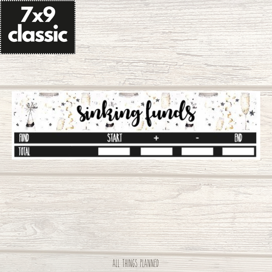 7x9 | Classic | Jan. (New Year) Sinking Funds Tracker