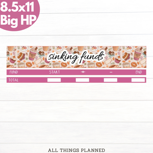 8.5x11 | Big | Nov (Thanksgiving) Sinking Funds Tracker