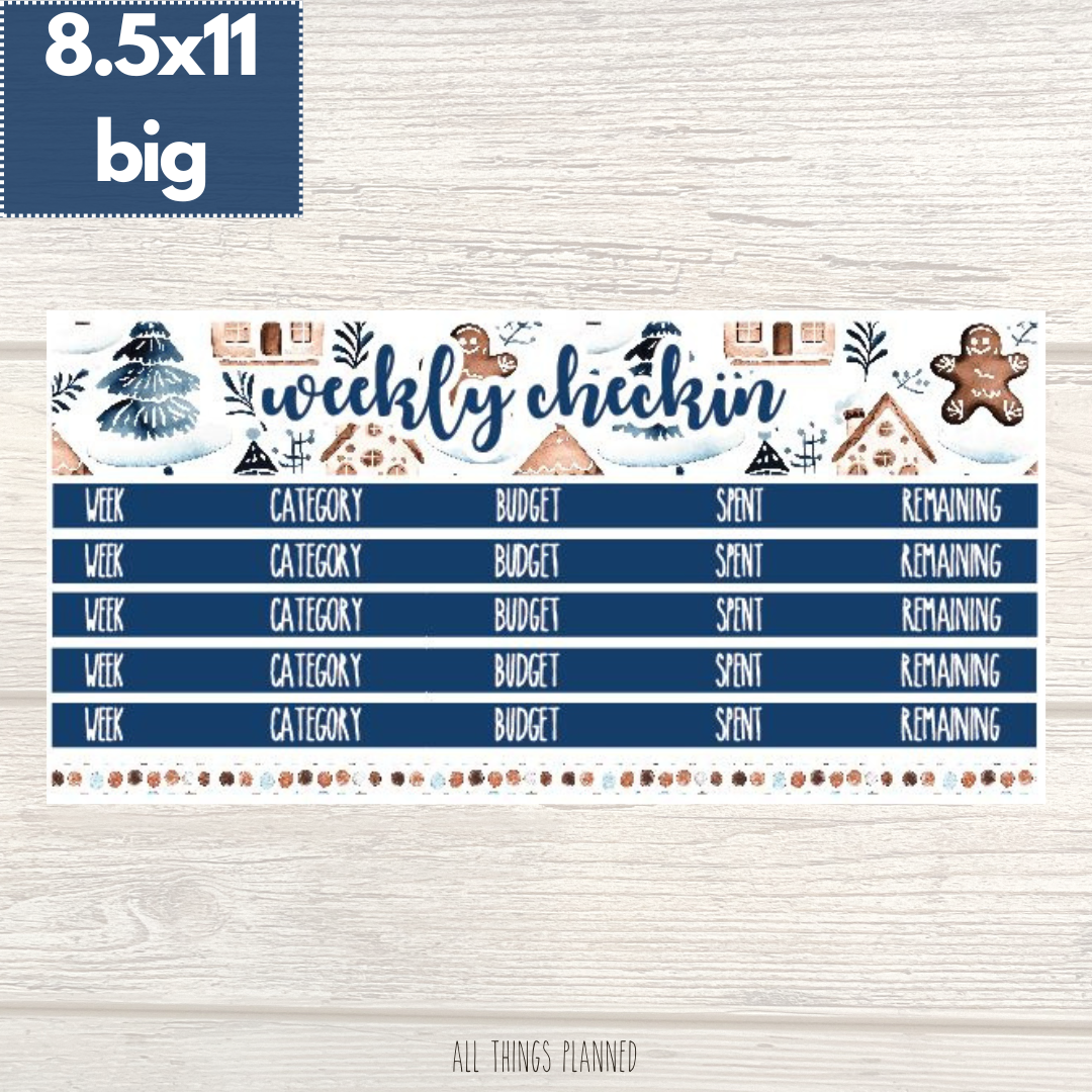 8.5x11 | Big | Jan. (Wonderland) Weekly Check-In