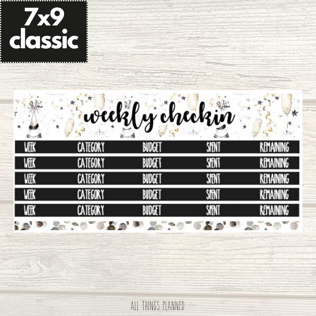 7x9 | Classic | Jan. (New Year) Weekly Check-In