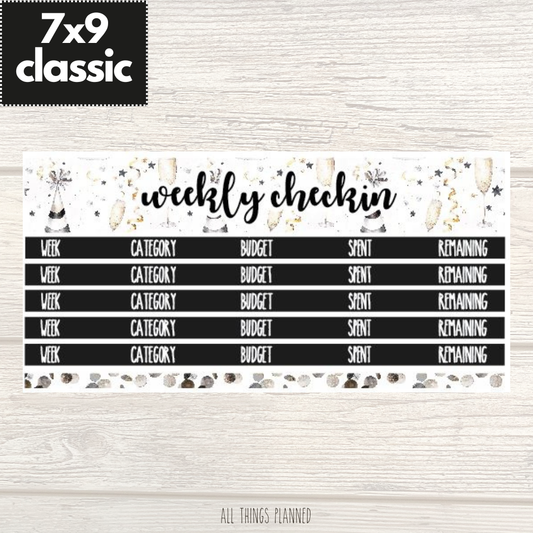 7x9 | Classic | Jan. (New Year) Weekly Check-In
