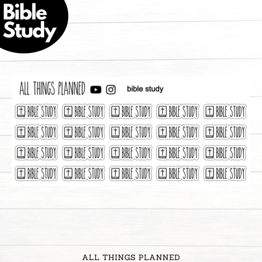 Bible Study Stickers