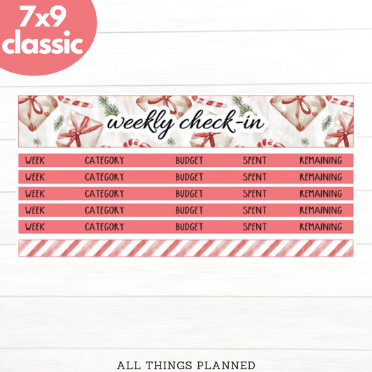7x9 | Classic | Dec (Christmas Presents) Weekly Check-In